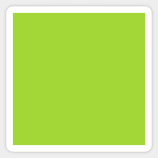 preppy modern summer spring pastel mint Lime Green Sticker